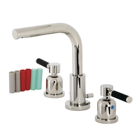 Fauceture FSC8959DKL 8" Widespread Bathroom Faucet, Polished Nickel FSC8959DKL